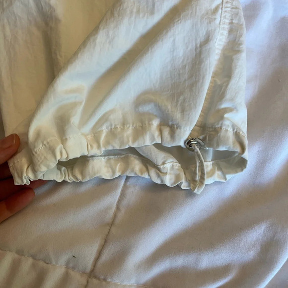 Zara Parachute cargo white pants  size small - Picture 12 of 16